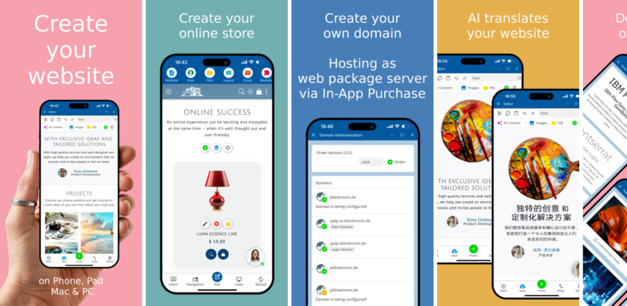 bluetronix App Vorschau